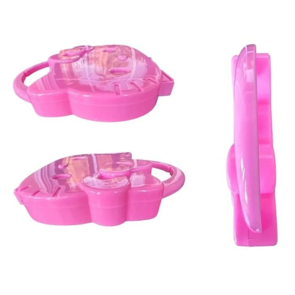 New Sanrio Hello Kitty Pink Jewelry Case With Acessories Craft Making DI…